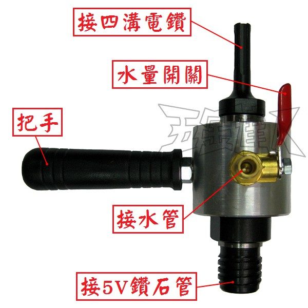 5V 2,手提式鑽石管注水器,五金工具