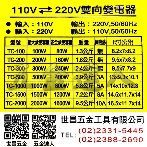 TC- 2,變壓器,五金工具