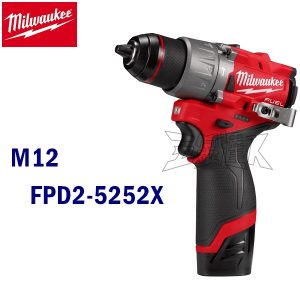 Milwaukee 美沃奇 12V無刷充電震動電鑽起子機 M12 FPD2-5252X